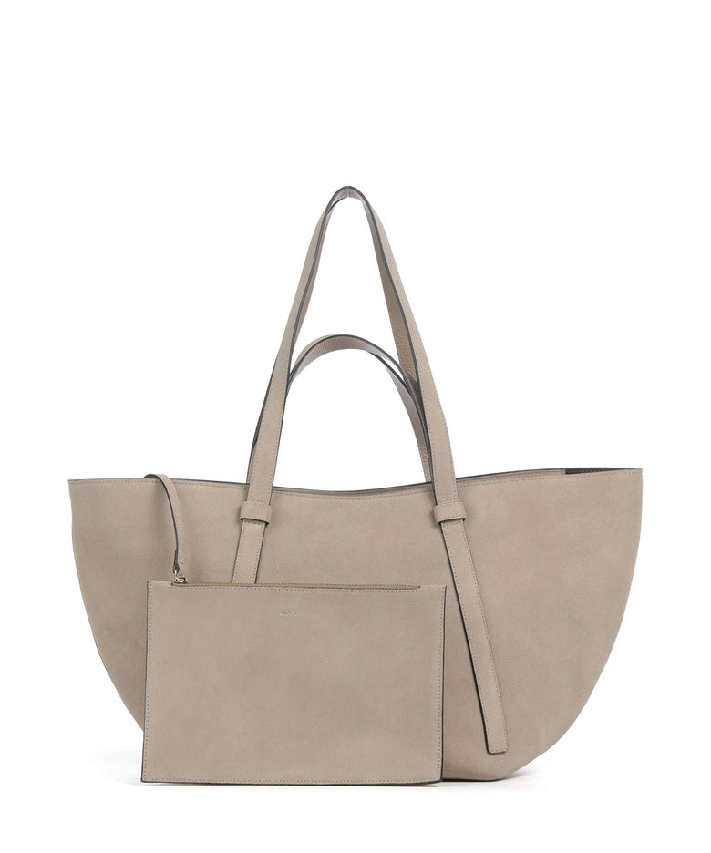 Abro Suede Cosmo Large Tote bag siena