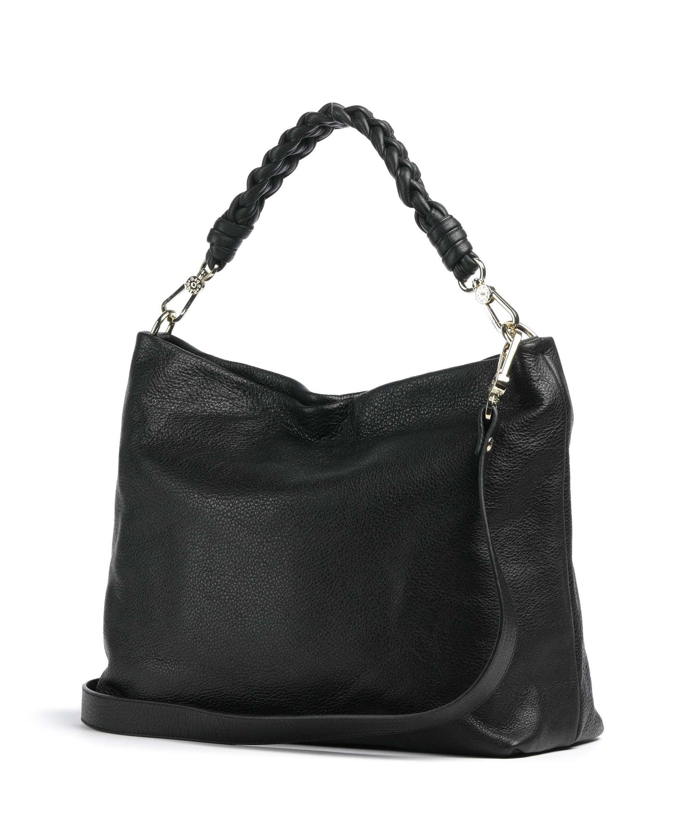 Abro Dalia Soley Hobo bag black/gold