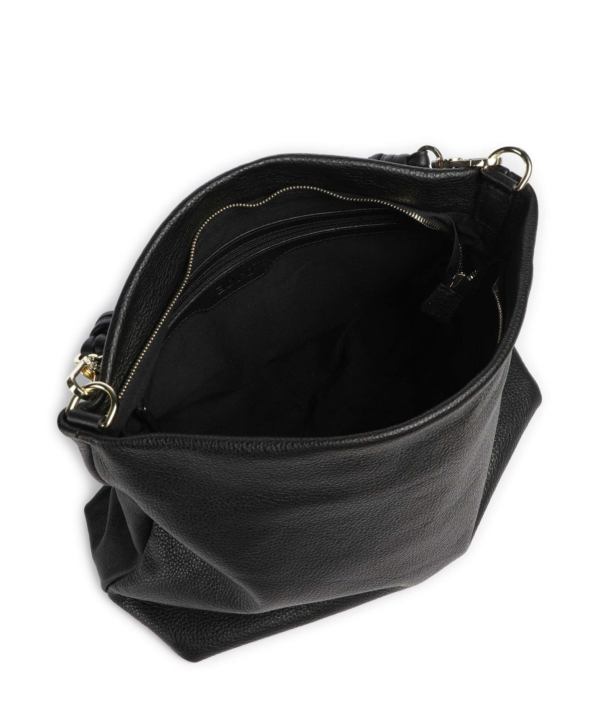 Abro Dalia Soley Hobo bag black/gold