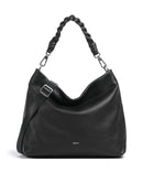 Abro Dalia Soley Hobo bag black/nickel