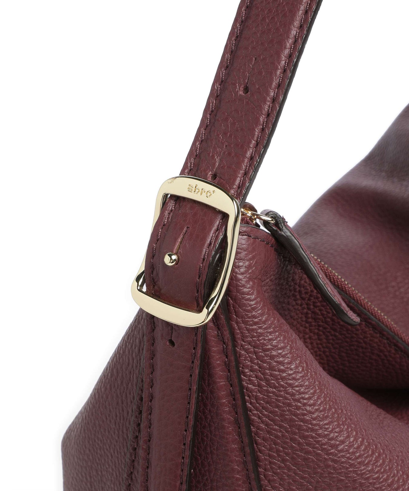 Abro Agave Carina Hobo bag bordeaux