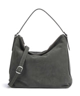 Abro Suede Carina Hobo bag grey