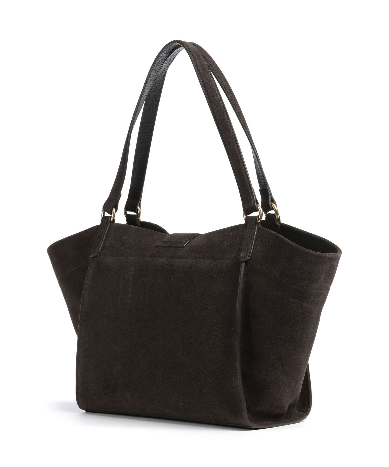 Abro Suede Temi Tote bag dark brown