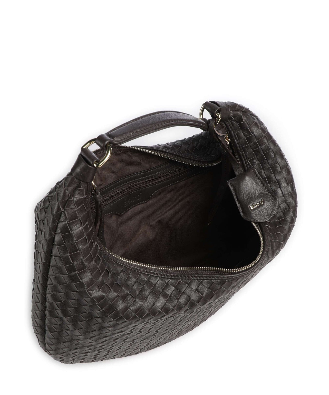 Abro Piuma Nana Hobo bag dark brown