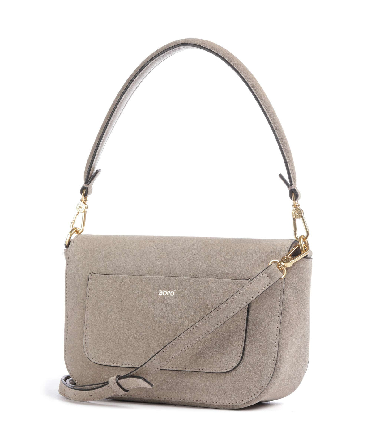 Abro Suede Camilla Shoulder bag siena