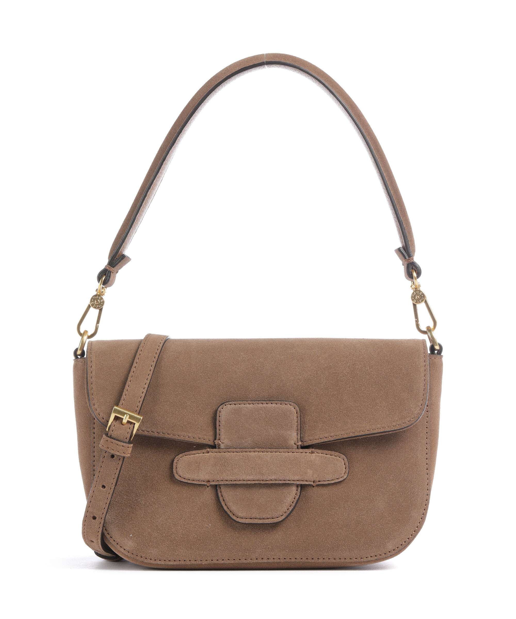 Abro Suede Camilla Shoulder bag camel