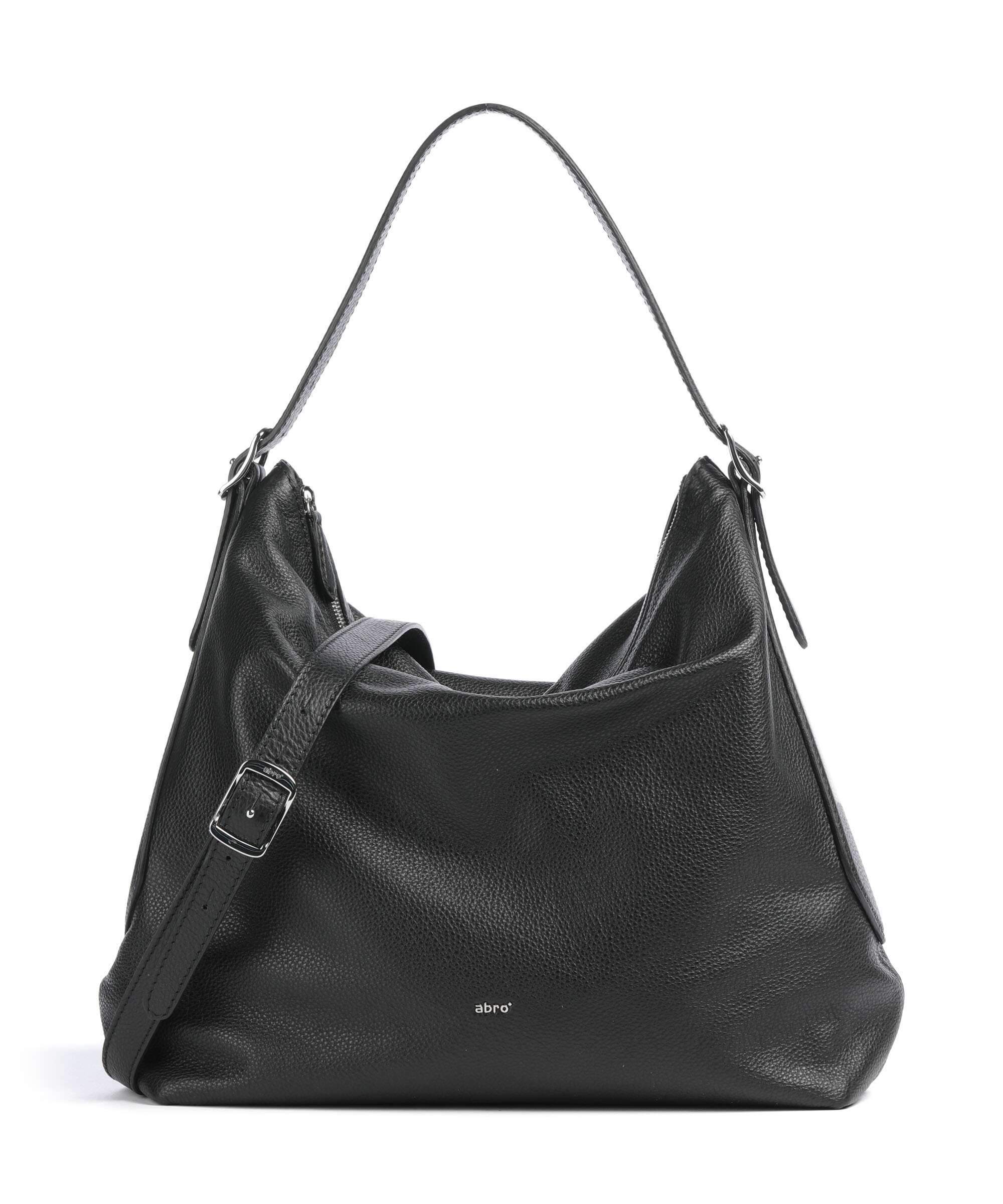 Abro Agave Carina Hobo bag black/silver