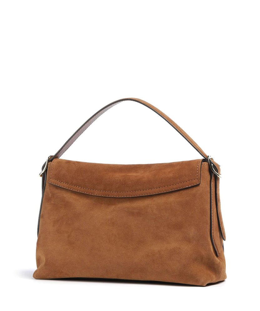 Abro Suede Carina Shoulder bag cuoio