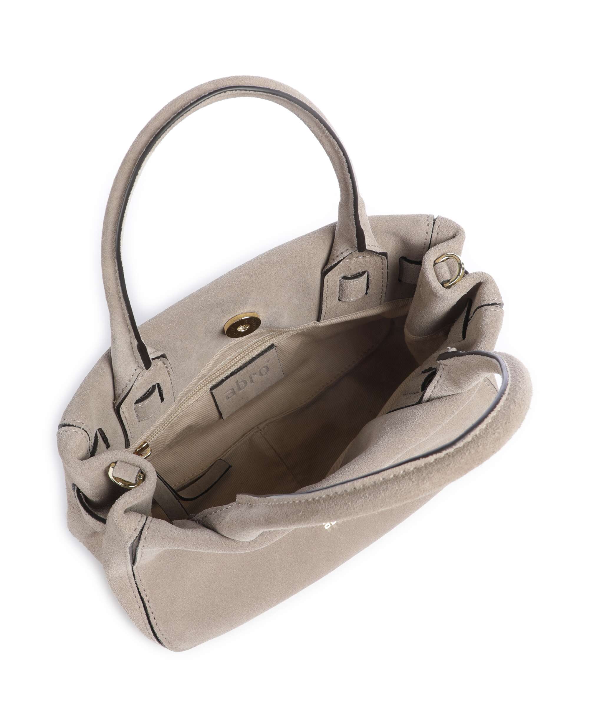 Abro Suede Jill Handbag siena