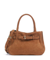 Abro Suede Jill Handbag cuoio
