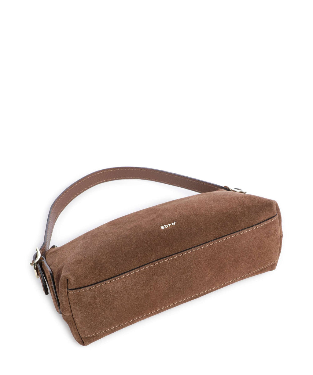 Abro Suede Carina Shoulder bag wood