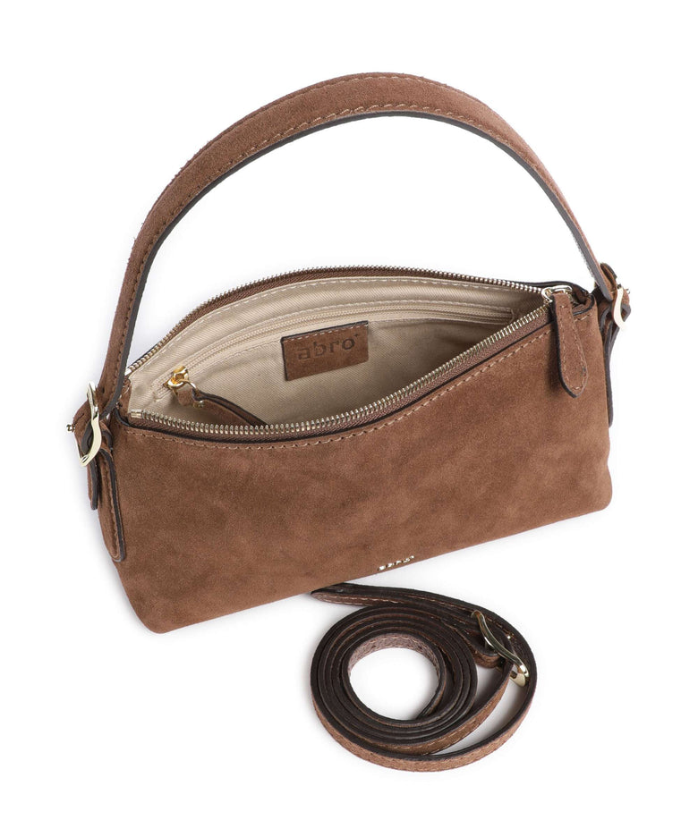 Abro Suede Carina Shoulder bag wood