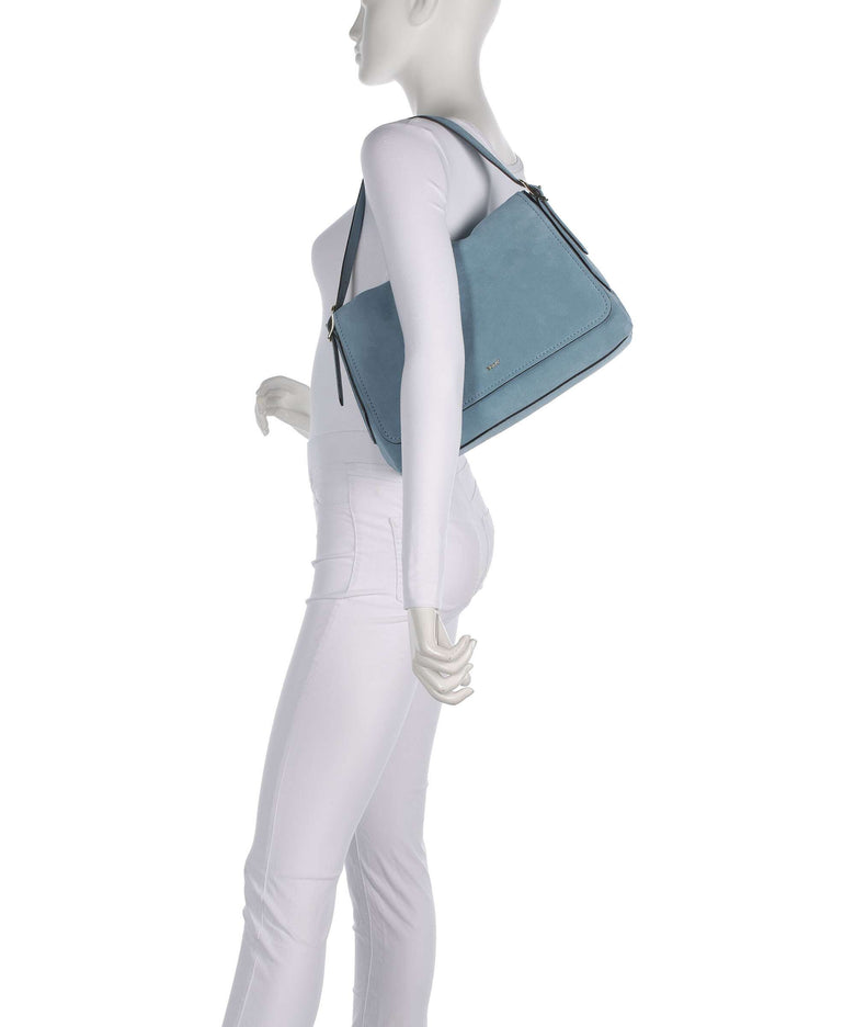 Abro Suede Carina Shoulder bag sapphire
