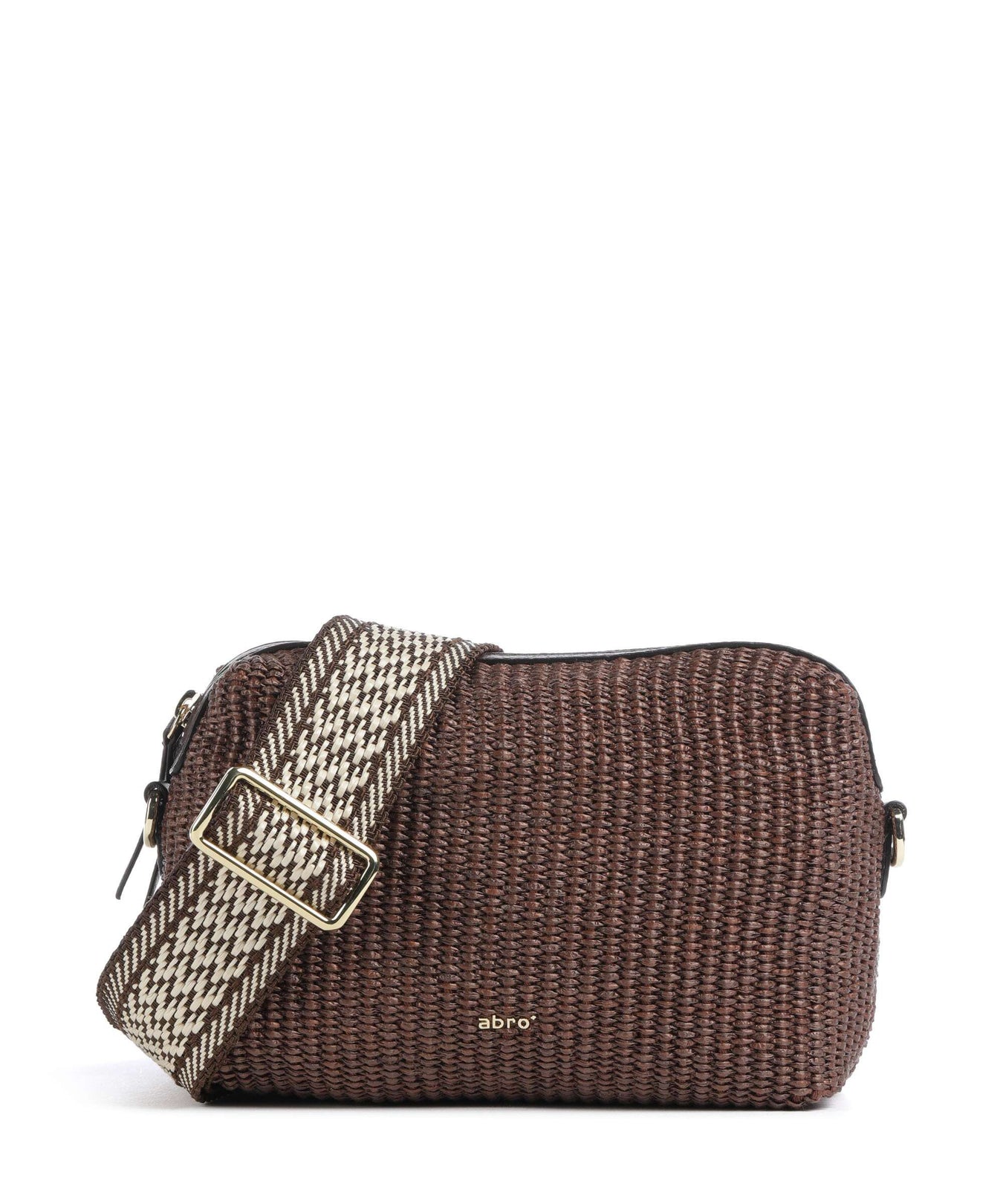 Abro Raffia Kaia Crossbody bag wood