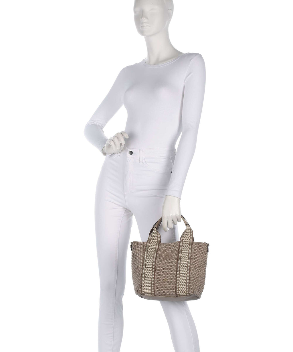 Abro Raffia Kaia Handbag siena