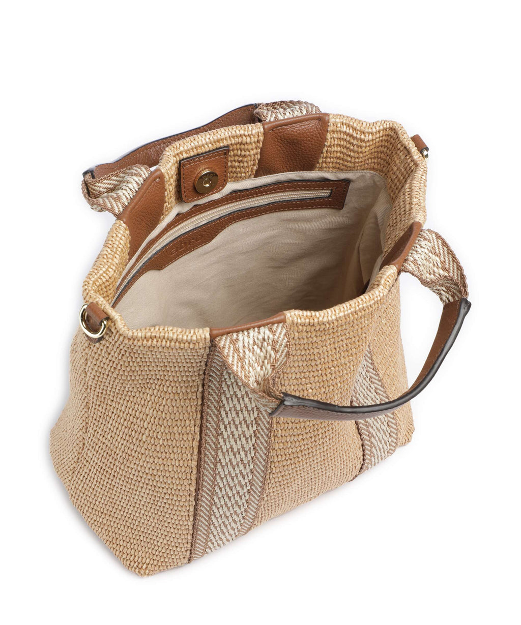 Abro Raffia Kaia Handbag natural