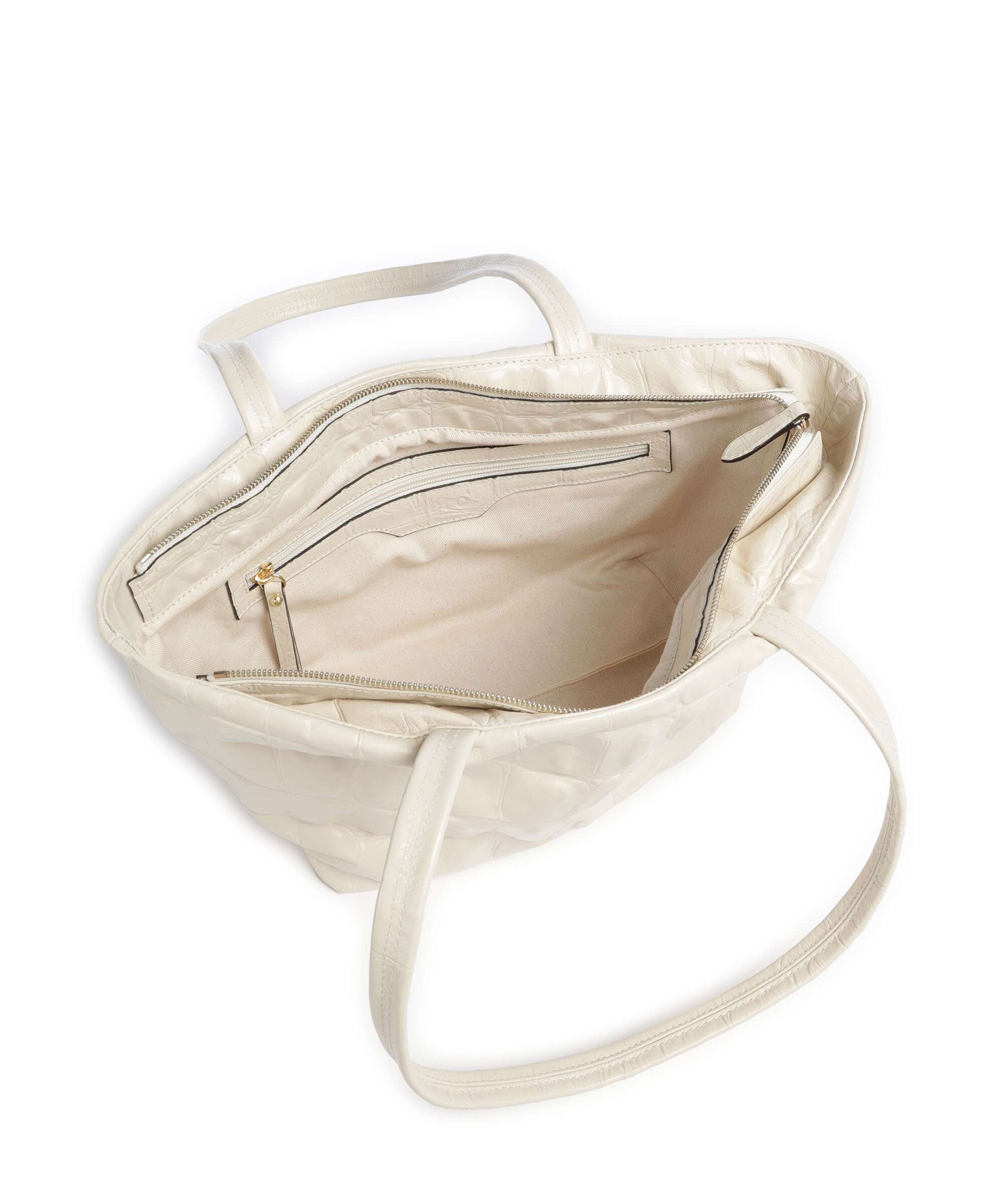Abro Maxi Cocco Alba Shoulder bag milk