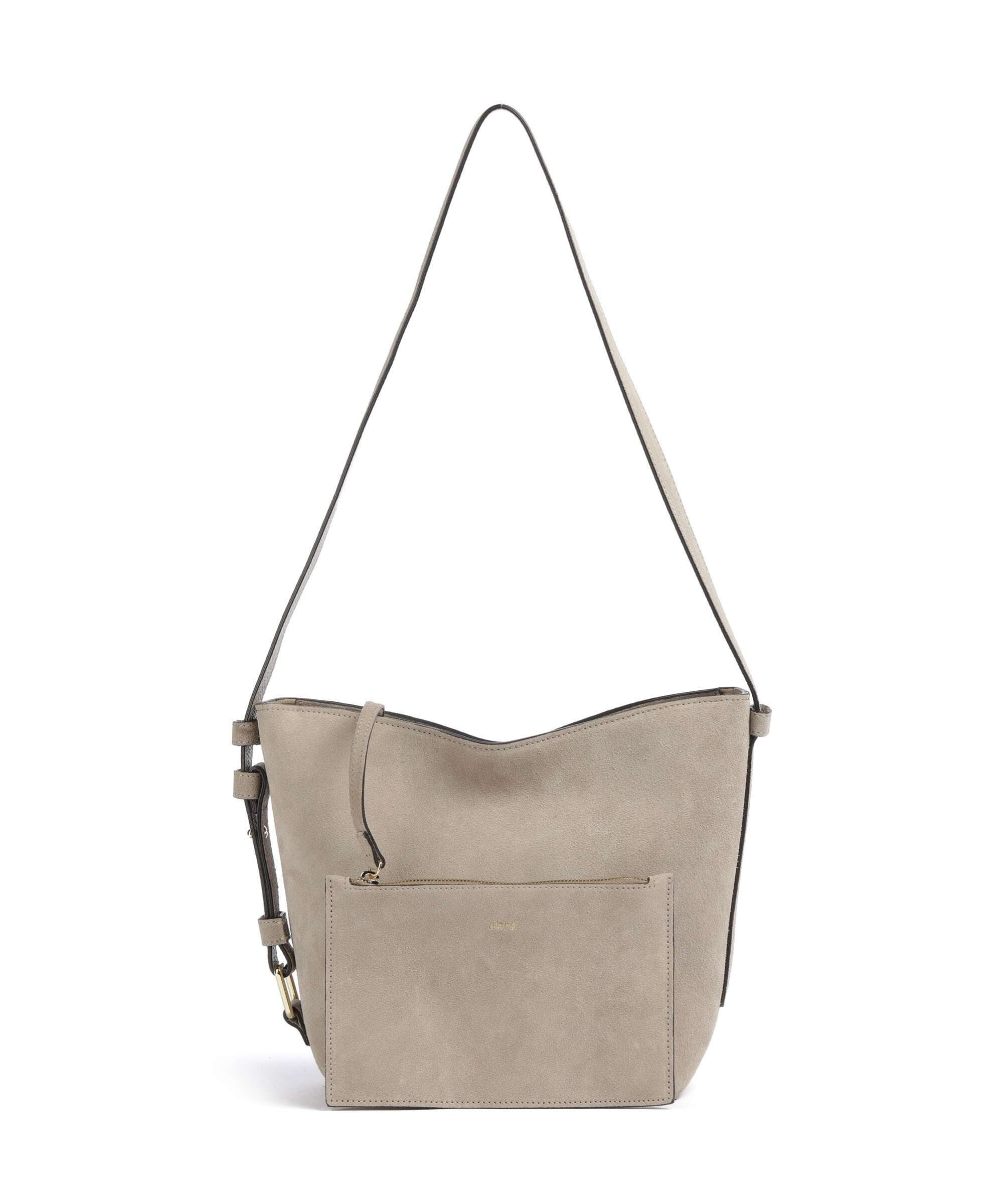 Abro Suede Cosmo Crossbody bag siena