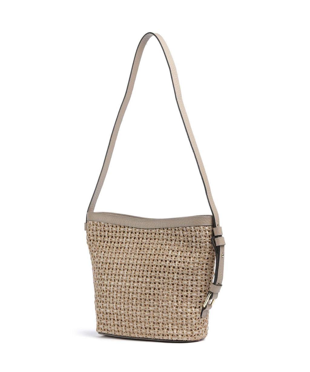 Abro Raffia Cordino Cosmo Bucket bag siena