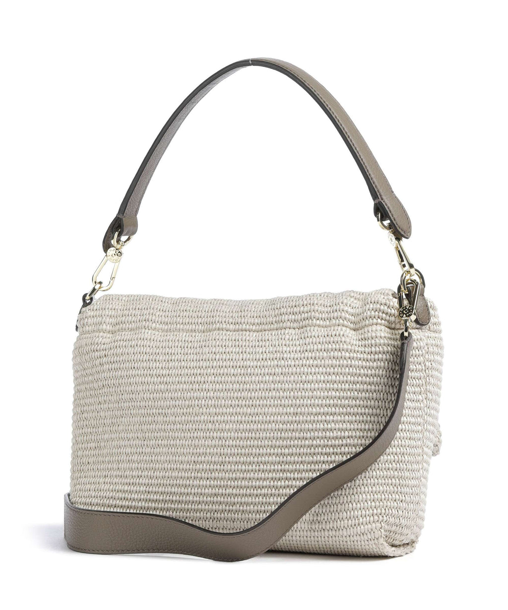 Abro Raffia Classica Temi Medium Shoulder bag sahara