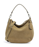 Abro Suede Juna Small Hobo bag mud