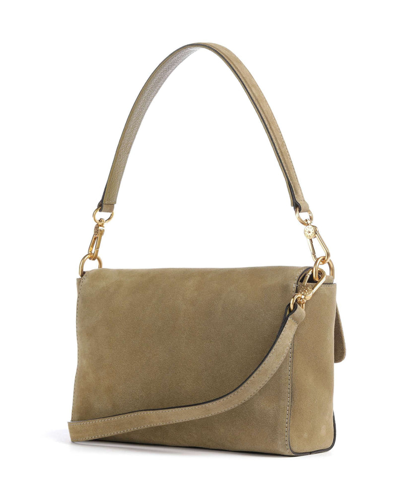 Abro Suede Temi Shoulder bag mud