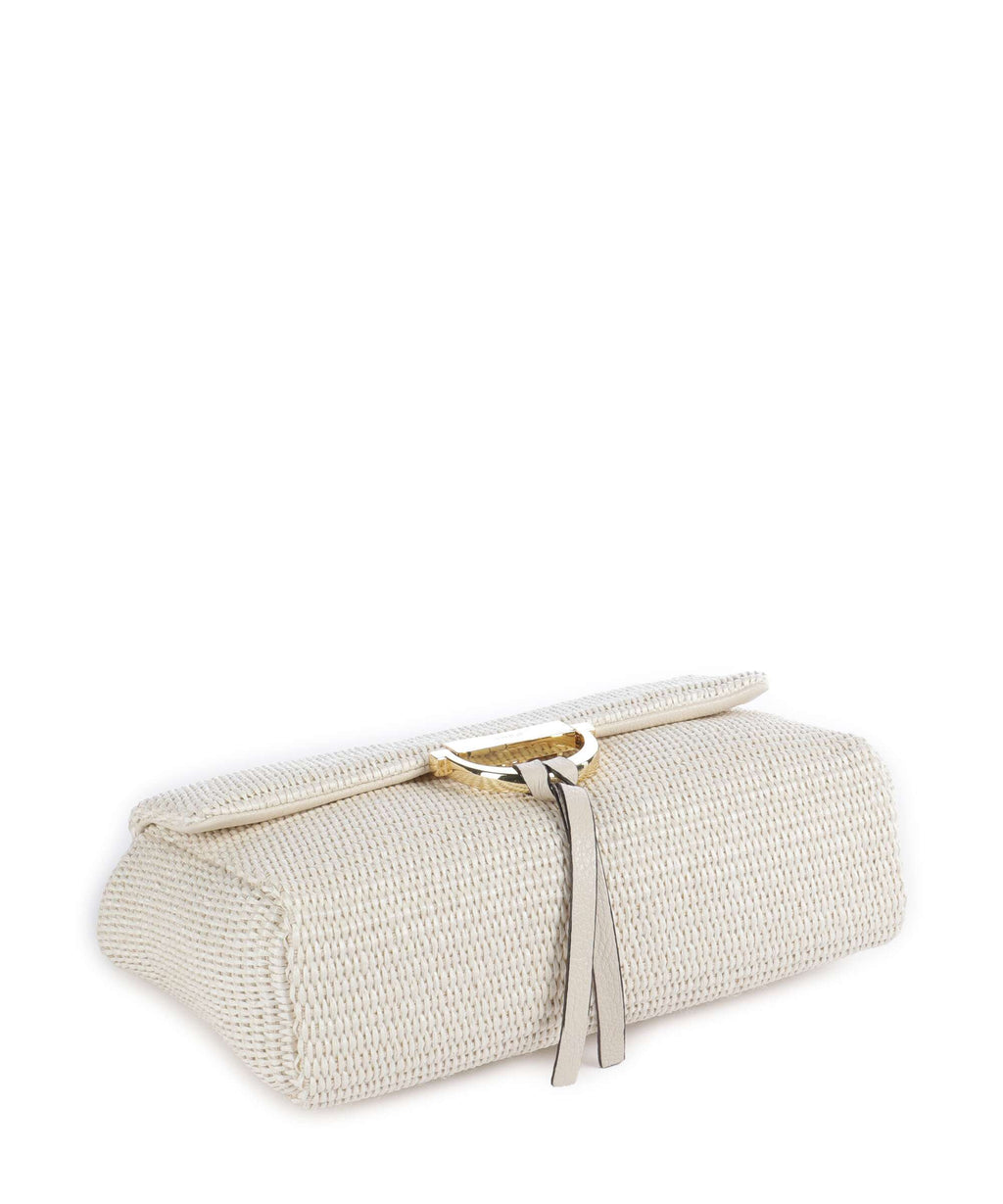 Abro Raffia Classica Temi Shoulder bag beige