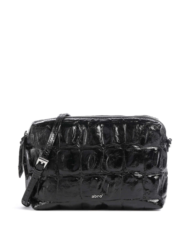 Abro Maxxi Cocco Kaia Crossbody bag black/nickel