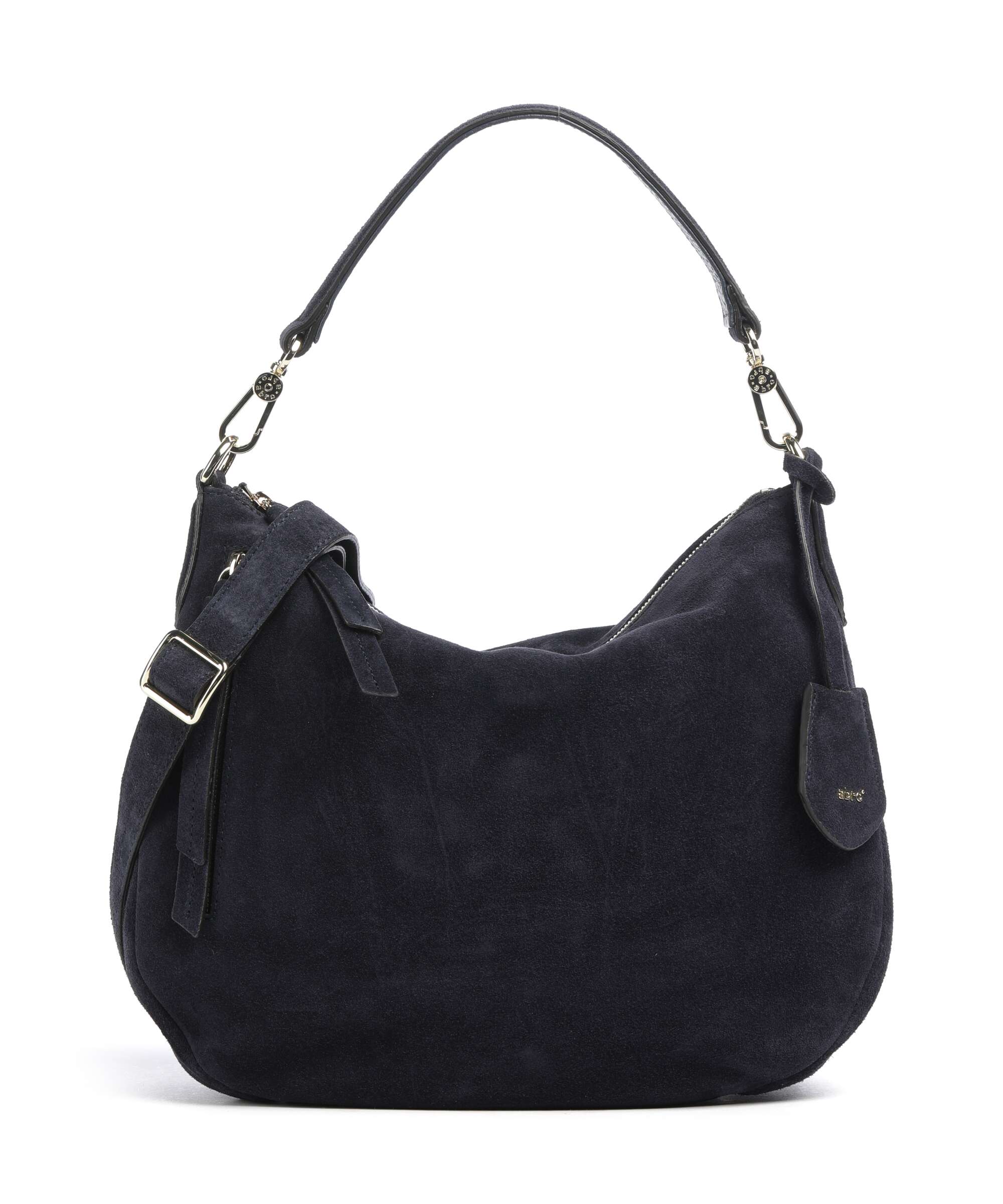 Abro Suede Juna Small Hobo bag navy