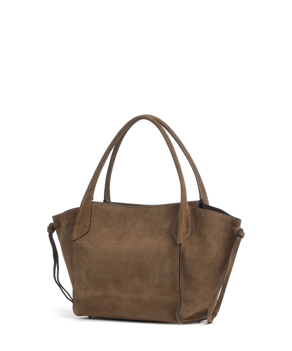 Abro Suede Vibe Big Tote bag khaki