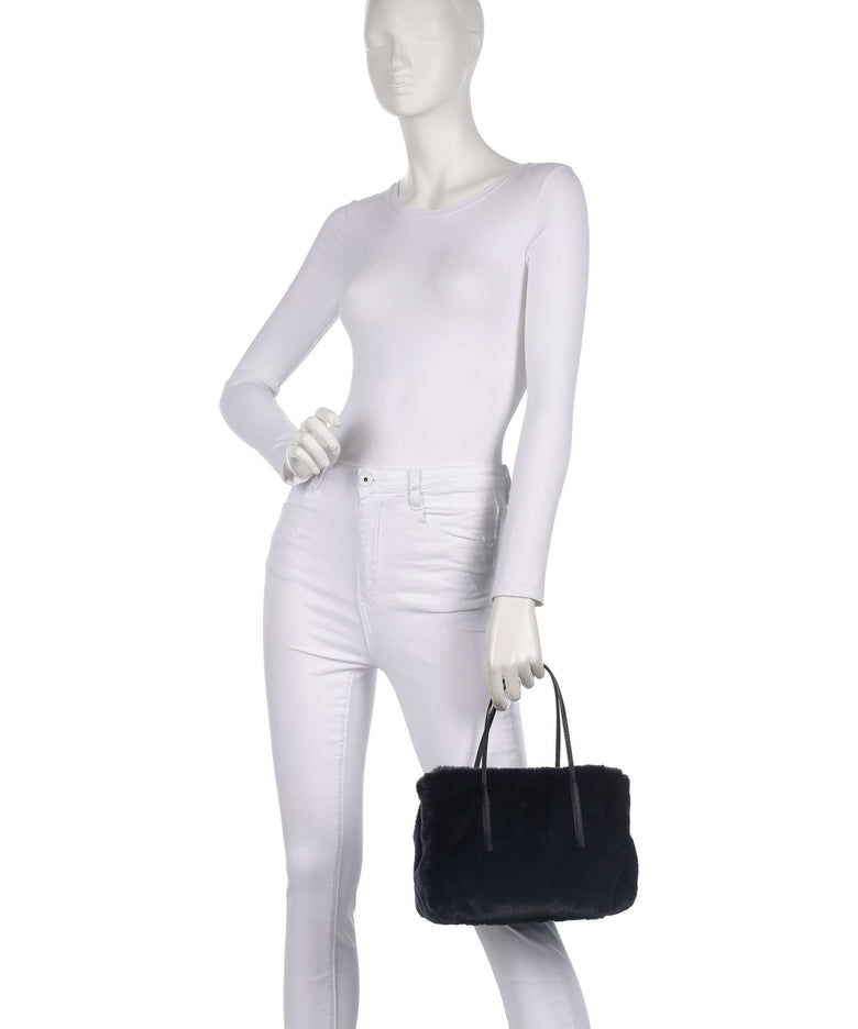 Abro Eco Fur Noelle Handbag navy