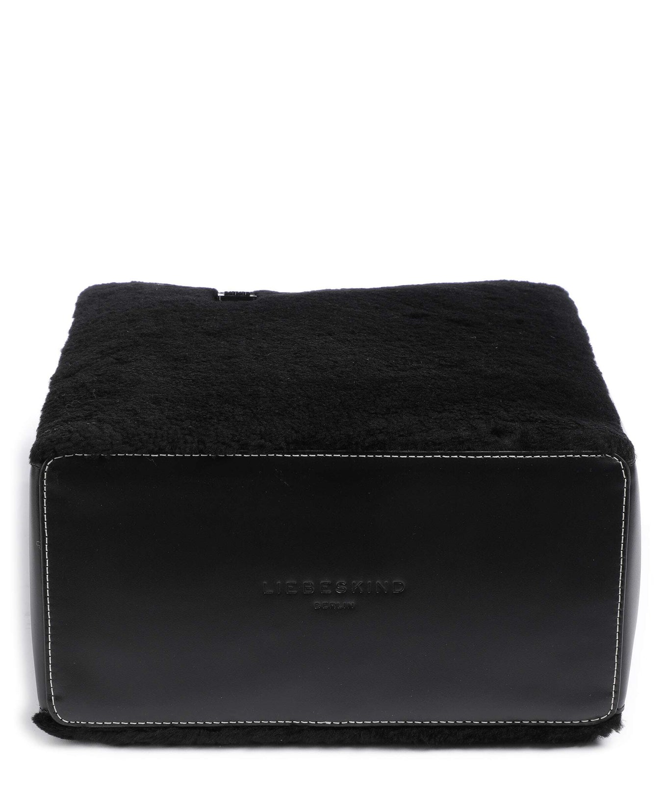 Liebeskind Paper Bag Shearling M Handbag black