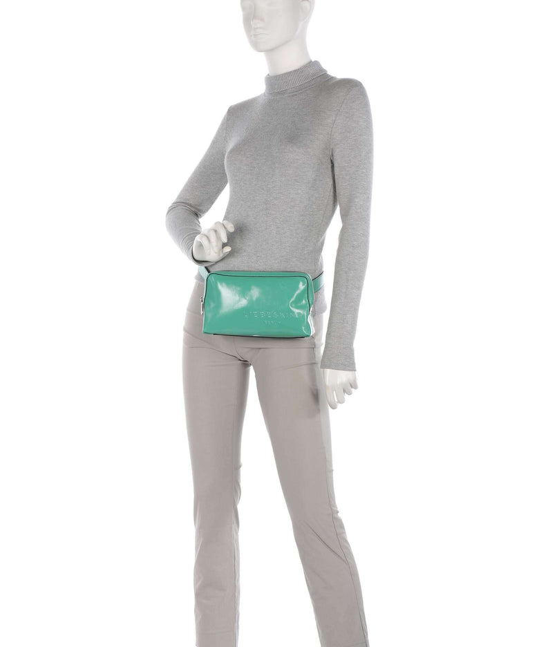Liebeskind Elvira Paper Touch Crinkle Belt bag jade