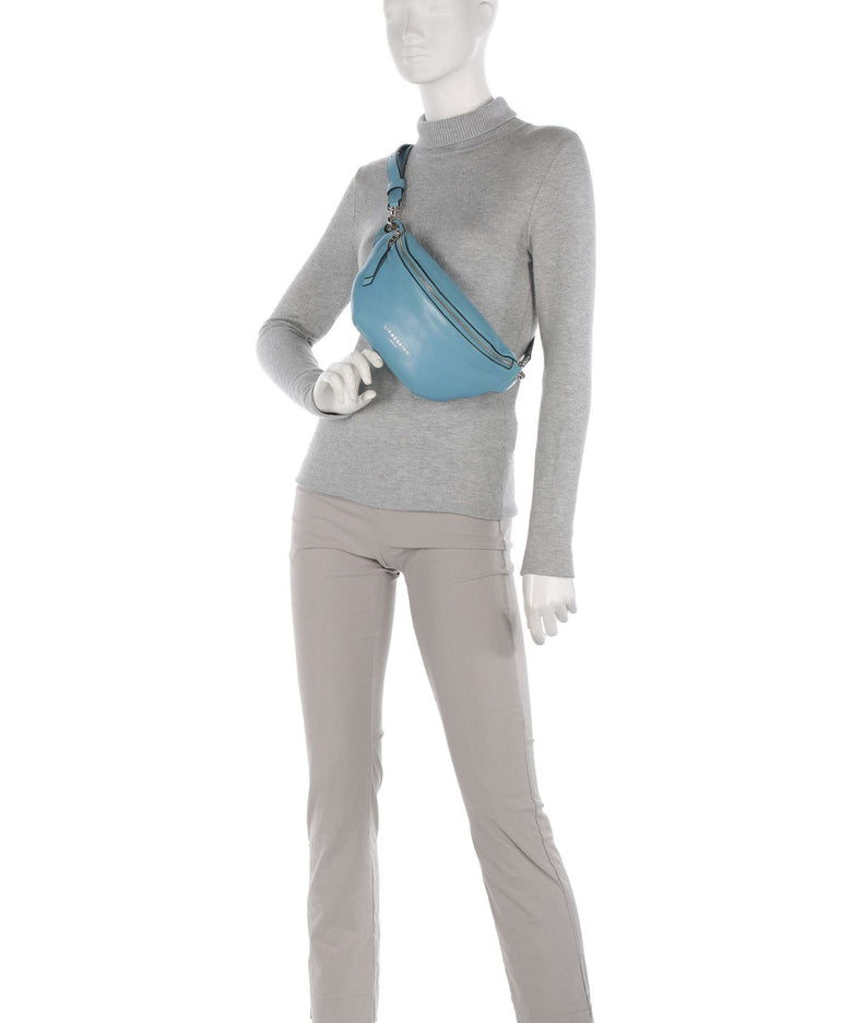 Liebeskind Tavia Sheep Natural Fanny pack petrol blue