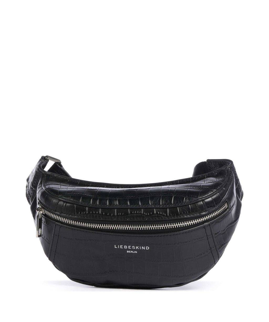 Liebeskind Chudy Croco S Fanny pack black