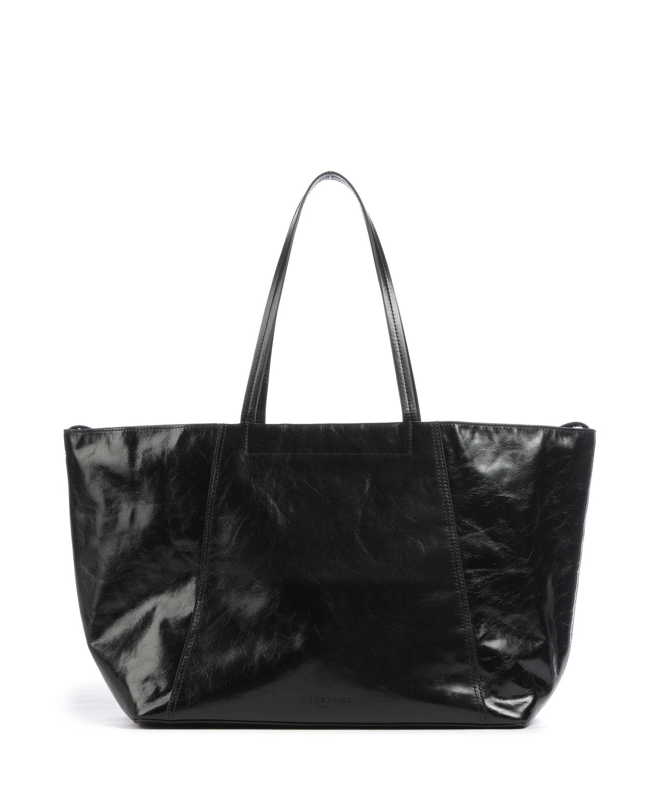 Liebeskind Chudy Paper Touch Crinkle L Tote bag black