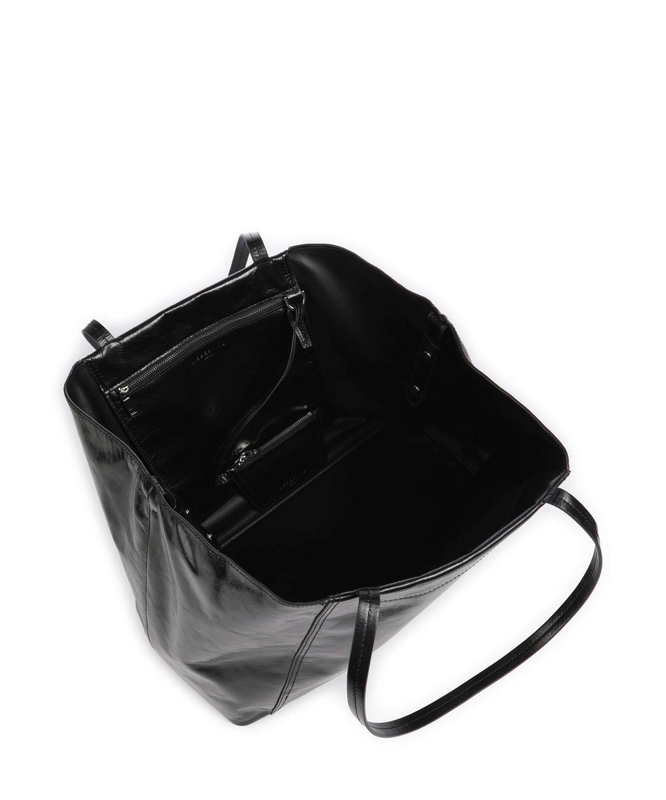 Liebeskind Chudy Paper Touch Crinkle L Tote bag black