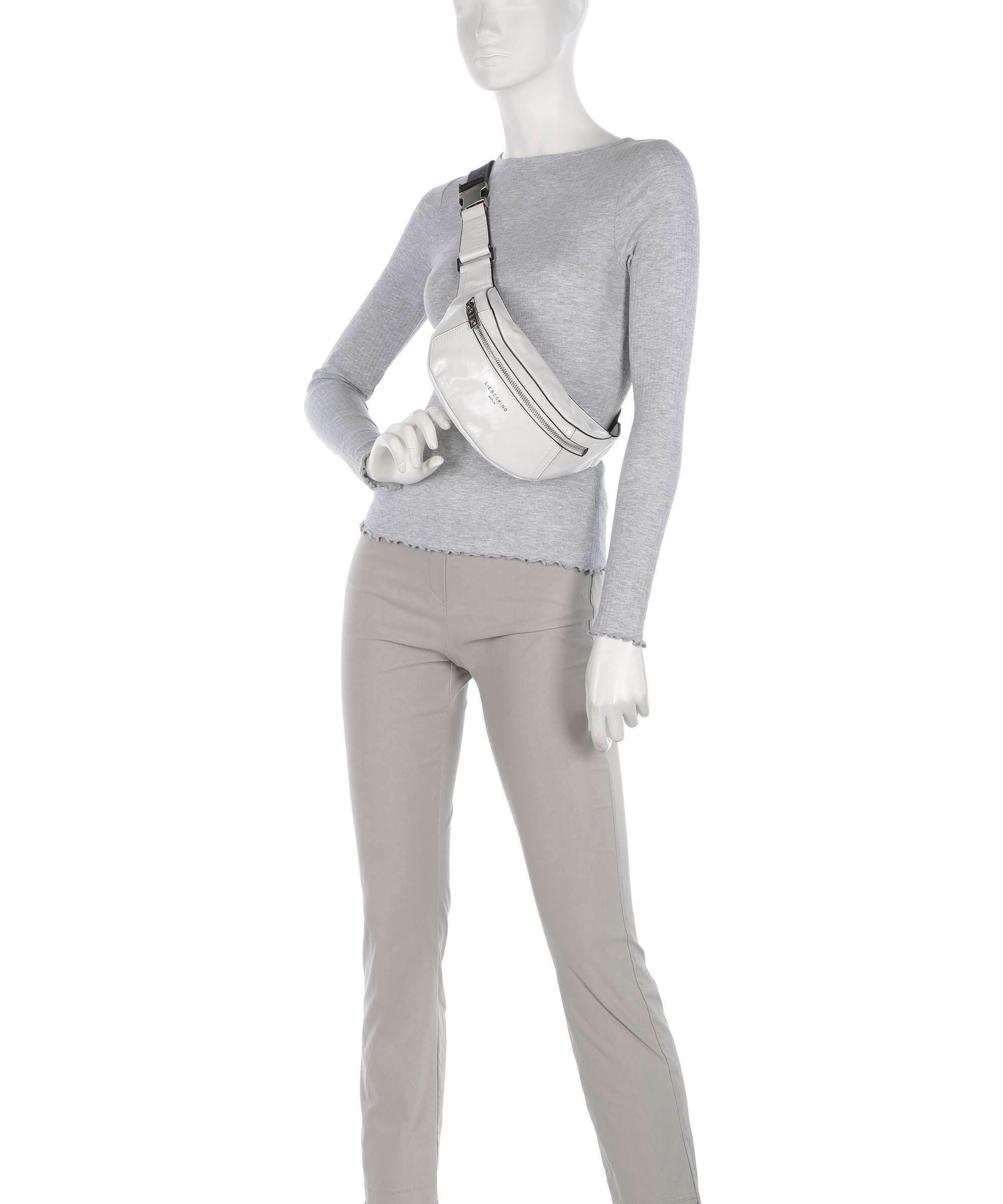 Liebeskind Chudy Paper Touch Crinkle S Belt bag arctic