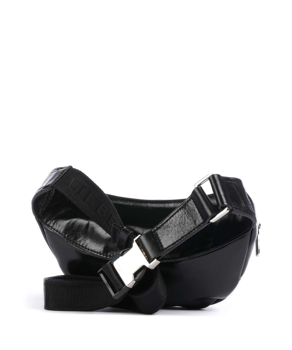 Liebeskind Chudy Paper Touch Crinkle S Fanny pack black