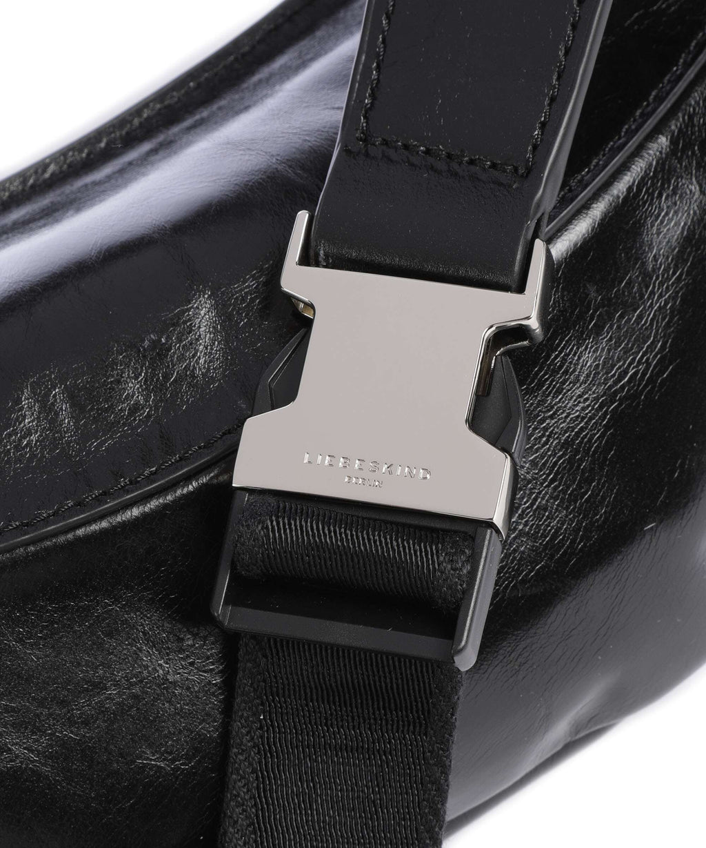 Liebeskind Chudy Paper Touch Crinkle S Fanny pack black