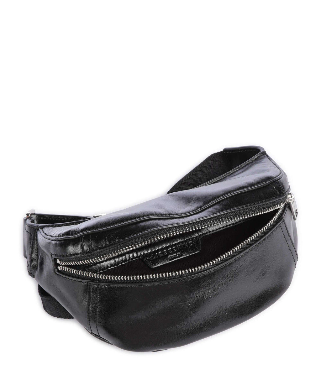 Liebeskind Chudy Paper Touch Crinkle S Fanny pack black