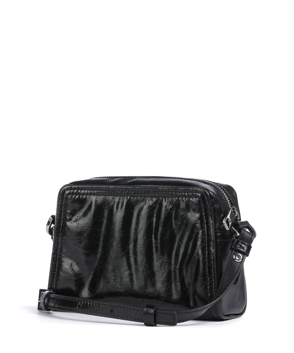 Liebeskind Chudy Paper Touch Crinkle S Crossbody bag black