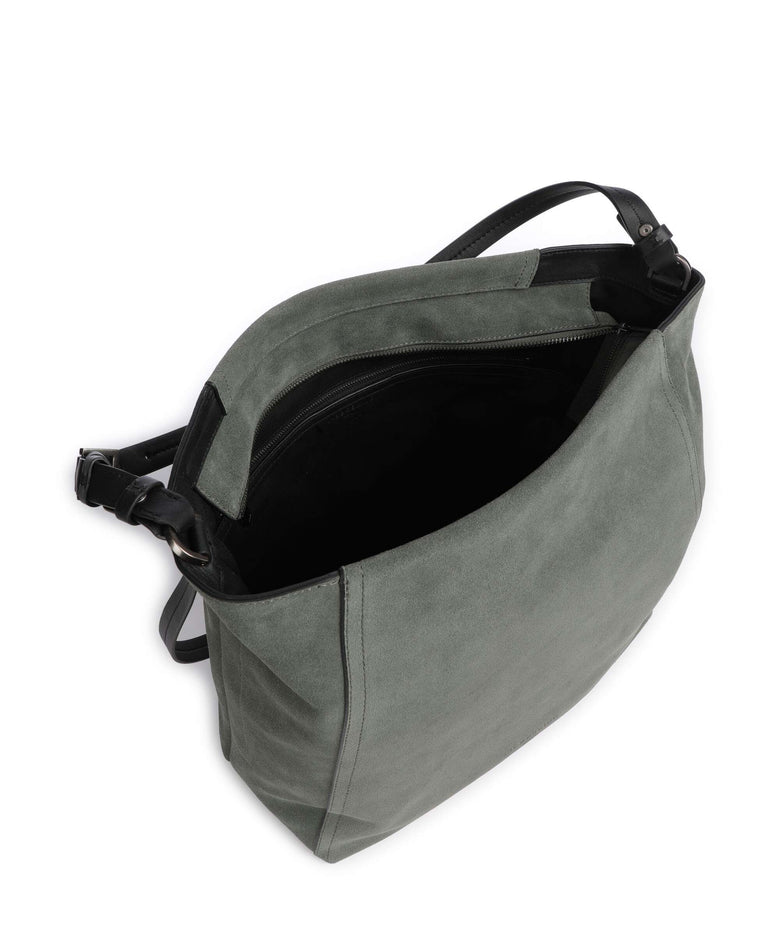 Liebeskind Chudy Suede L Hobo bag cypress green