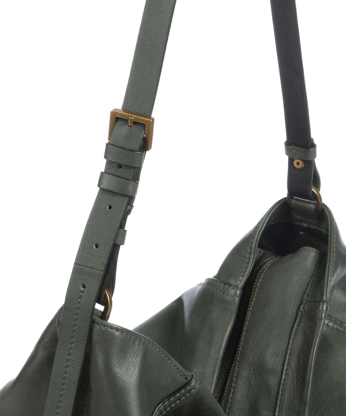 Liebeskind Chudy Sheep Natural L Hobo bag cypress green