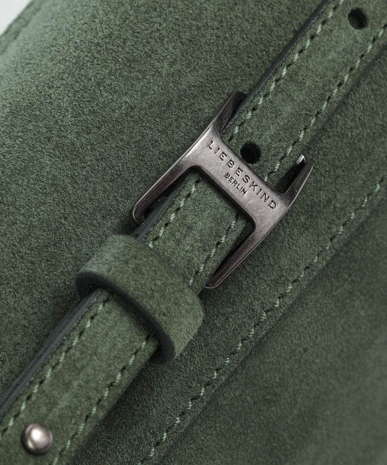 Liebeskind Lora Suede S Crossbody bag cypress green