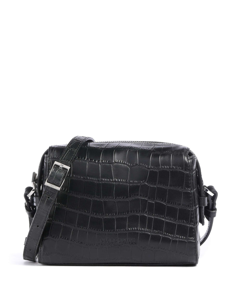 Liebeskind Lou 2 New Croco S Crossbody bag black