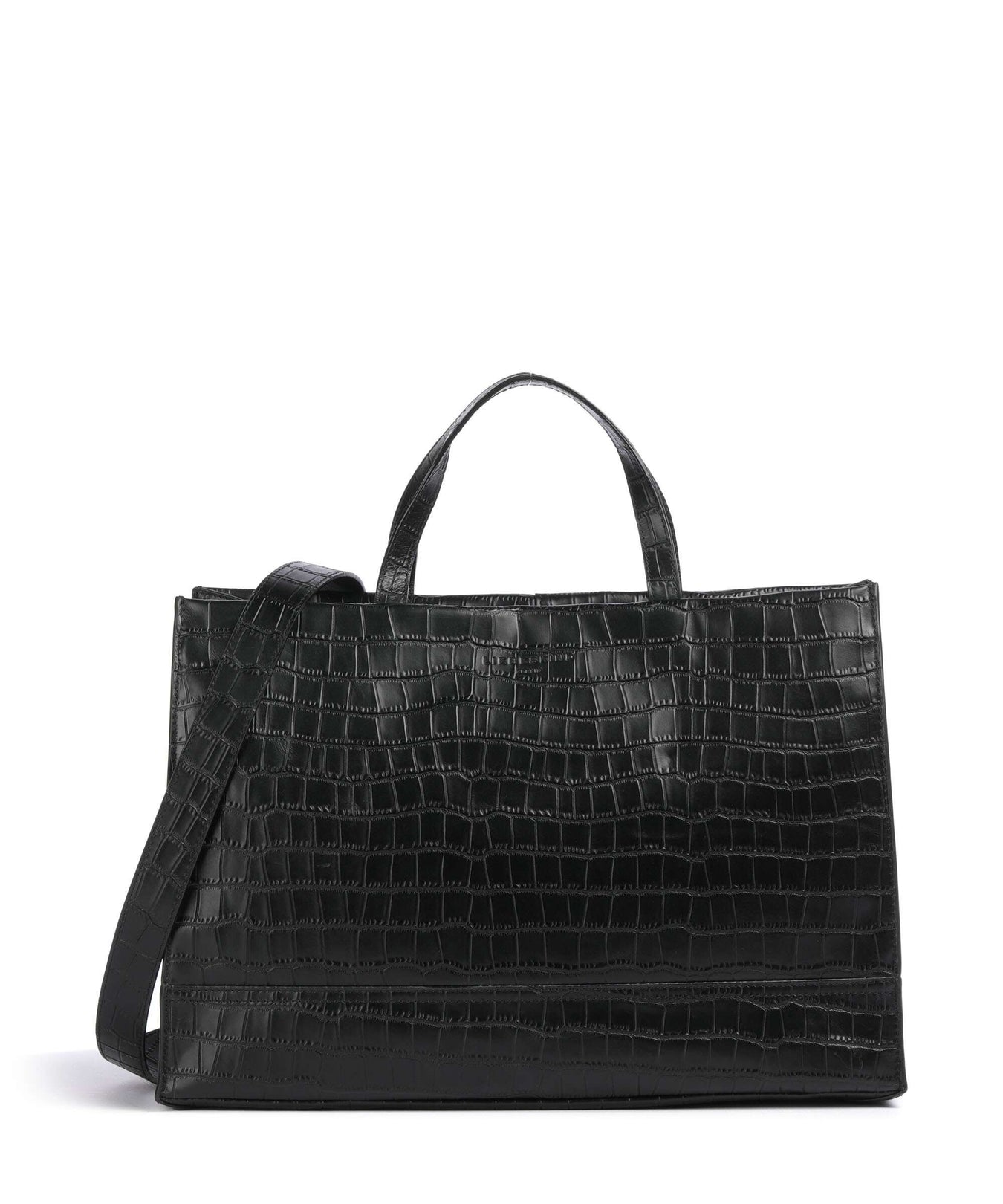 Liebeskind Lou 2 New Croco L Handbag black