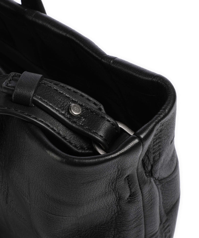 Liebeskind Hera Monogram Sheep Natural L Handbag black