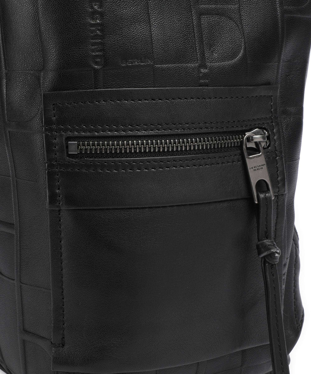 Liebeskind Hera Monogram Sheep Natural M Backpack black