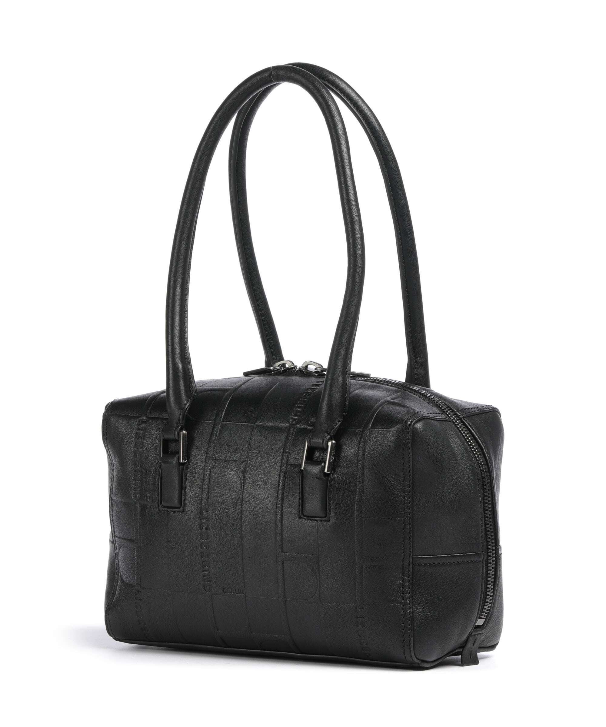 Liebeskind Kayla Monogram Sheep Natural S Shoulder bag black